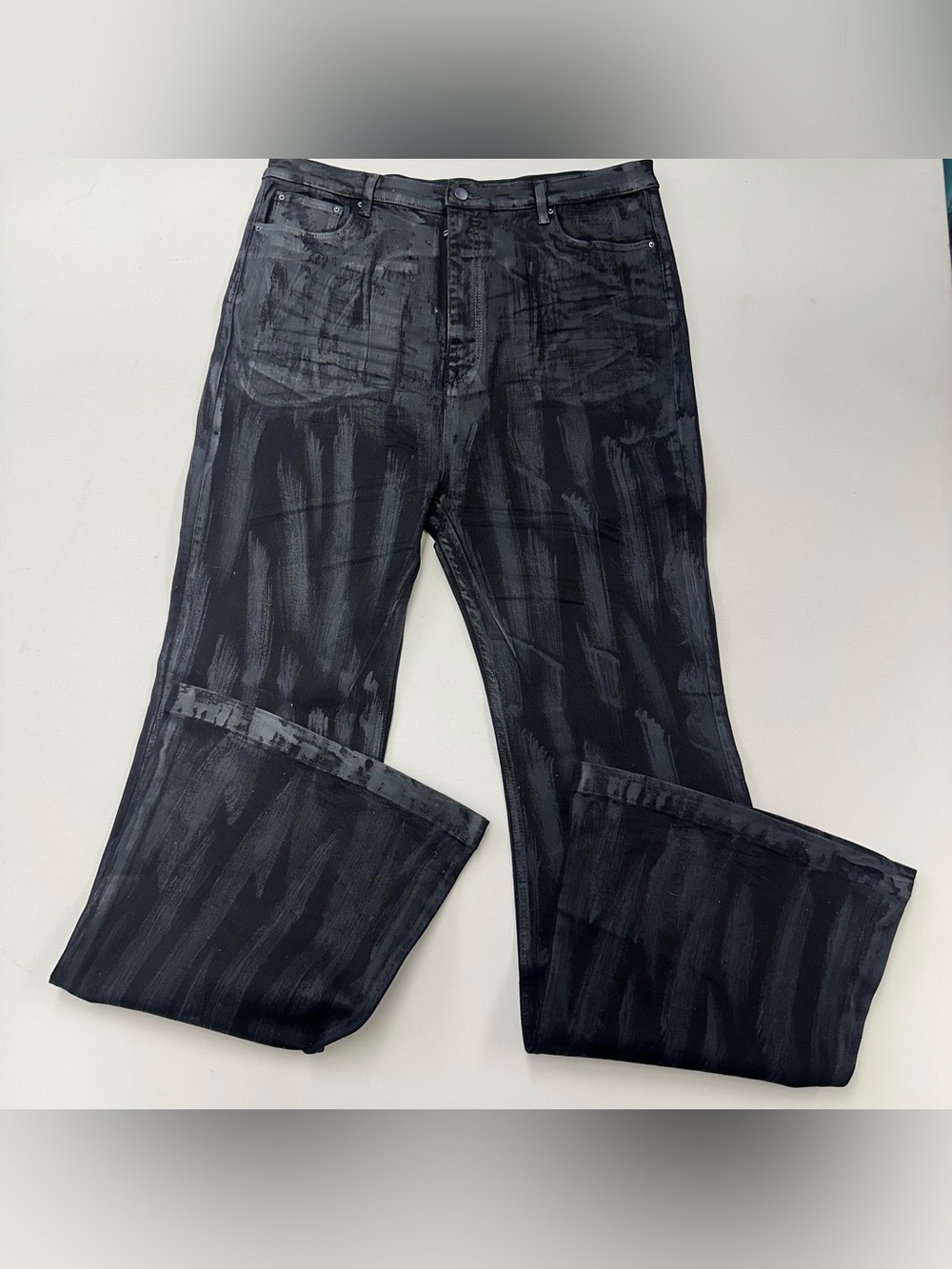 MNML Jeans Men's 40x36 Flare Bell Bottoms Black 100% Cotton